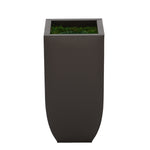 Matte Brown Zinc Planter