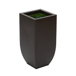 Matte Brown Zinc Planter