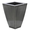 Tapered Square Small Zinc Vase - Set of 2 - House of Silk Flowers®
 - 8