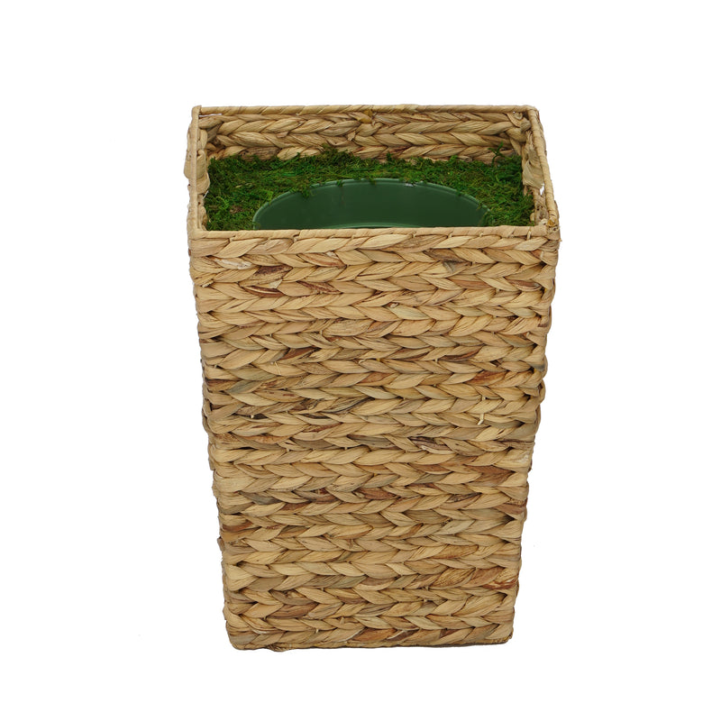 Large Tapered Water Hyacinth Basket Planter Pot-in-a-Pot