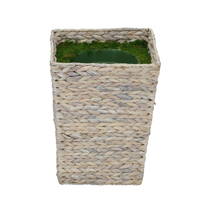 Large Tapered Water Hyacinth Basket Planter Pot-in-a-Pot