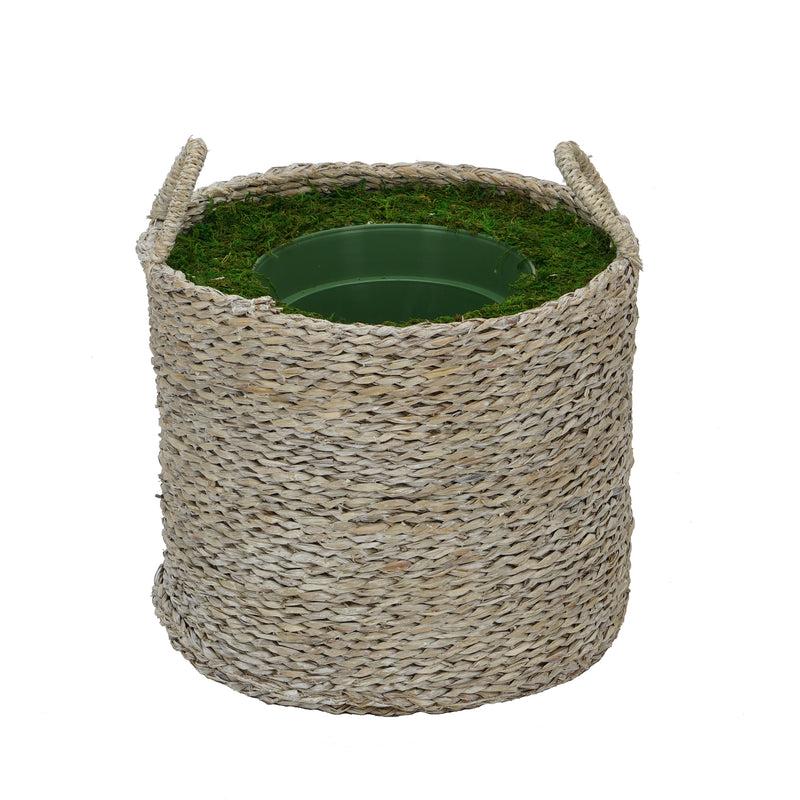 Large Seagrass Basket Planter Pot-in-a-Pot