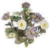 Artificial 21" Dry-Look Hydrangea/Rose/Daisy Bush - House of Silk Flowers®
 - 3