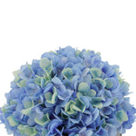 Artificial Hydrangea in Black Tapered Zinc Cube