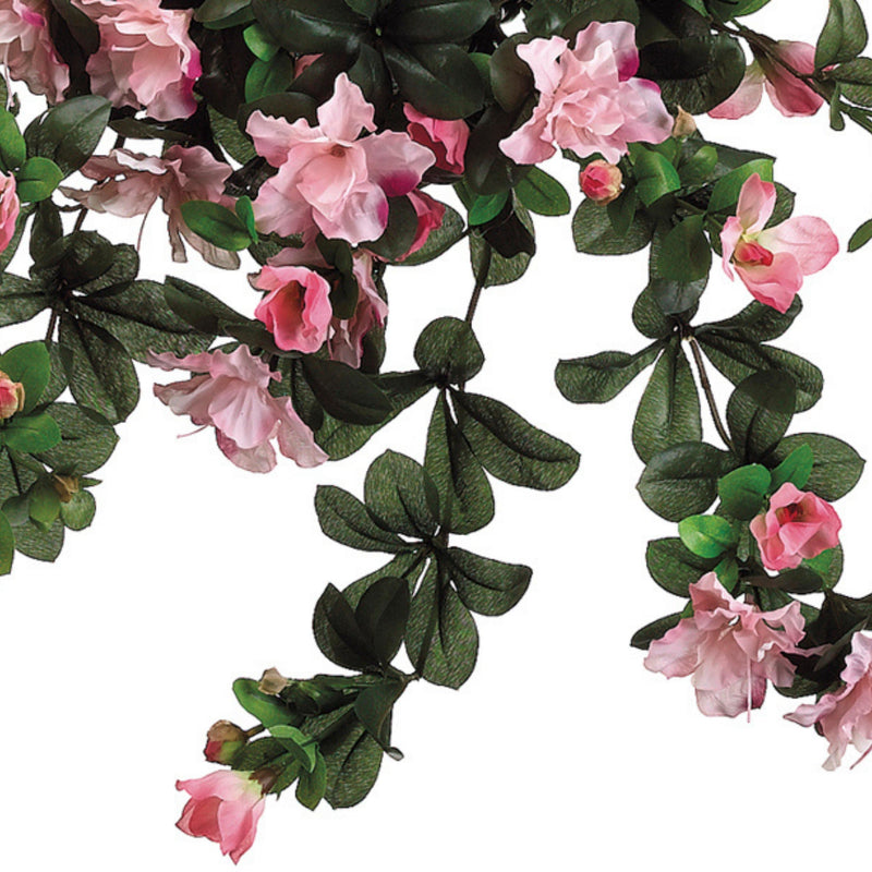 Artificial 24-inch Azalea Trailing Bush (Set of 6)