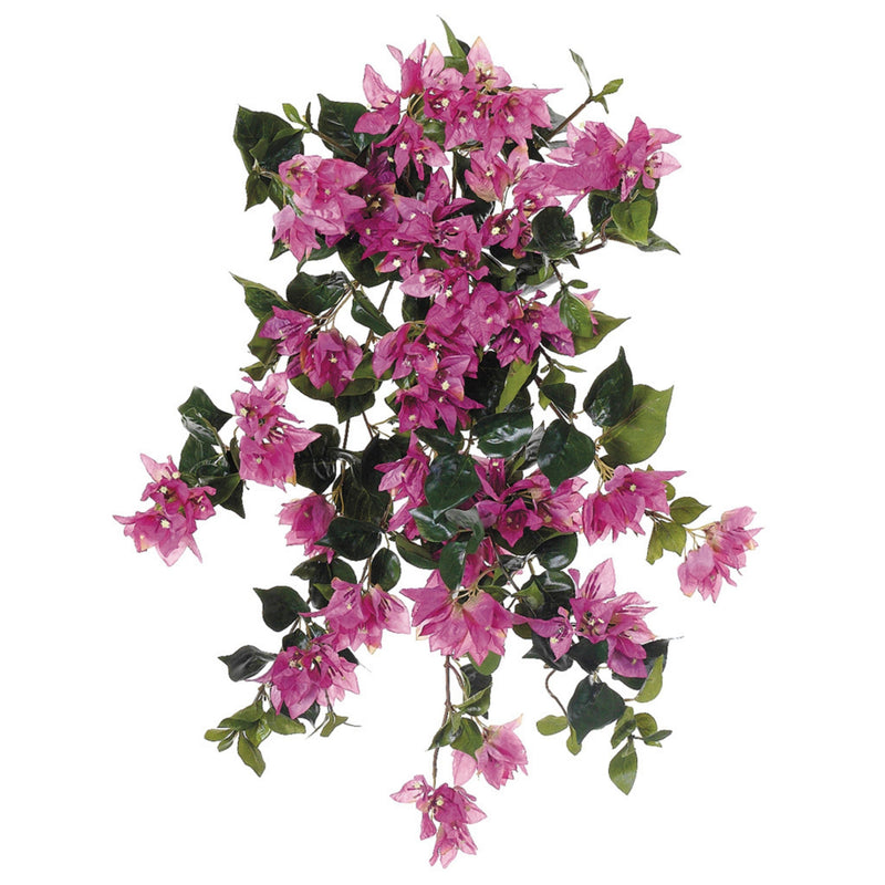 Artificial 24-inch Bougainvillea Trailing Bush (Set of 6)