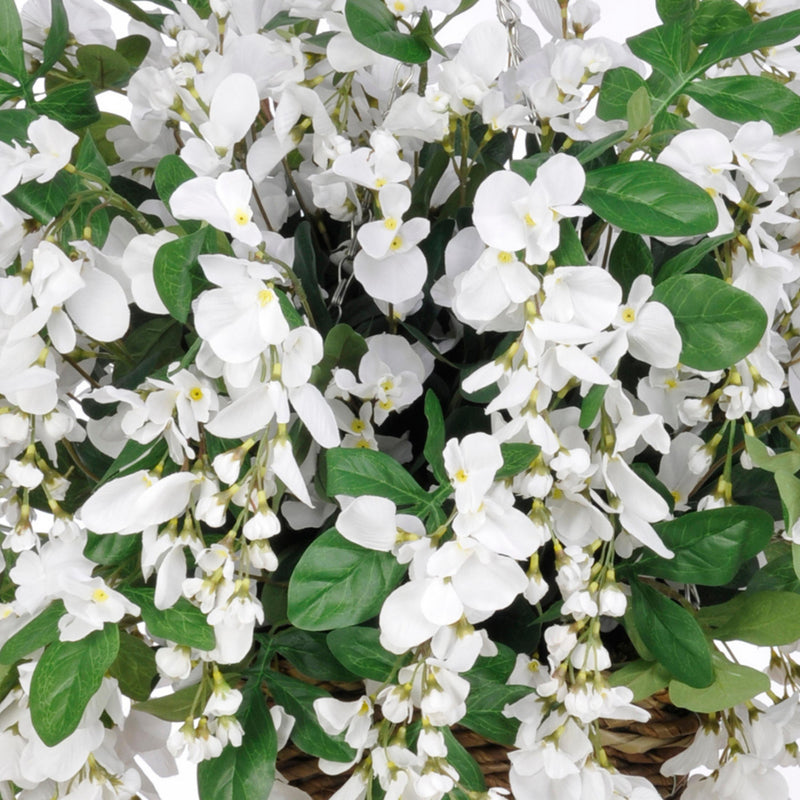 Artificial Wisteria Hanging Basket