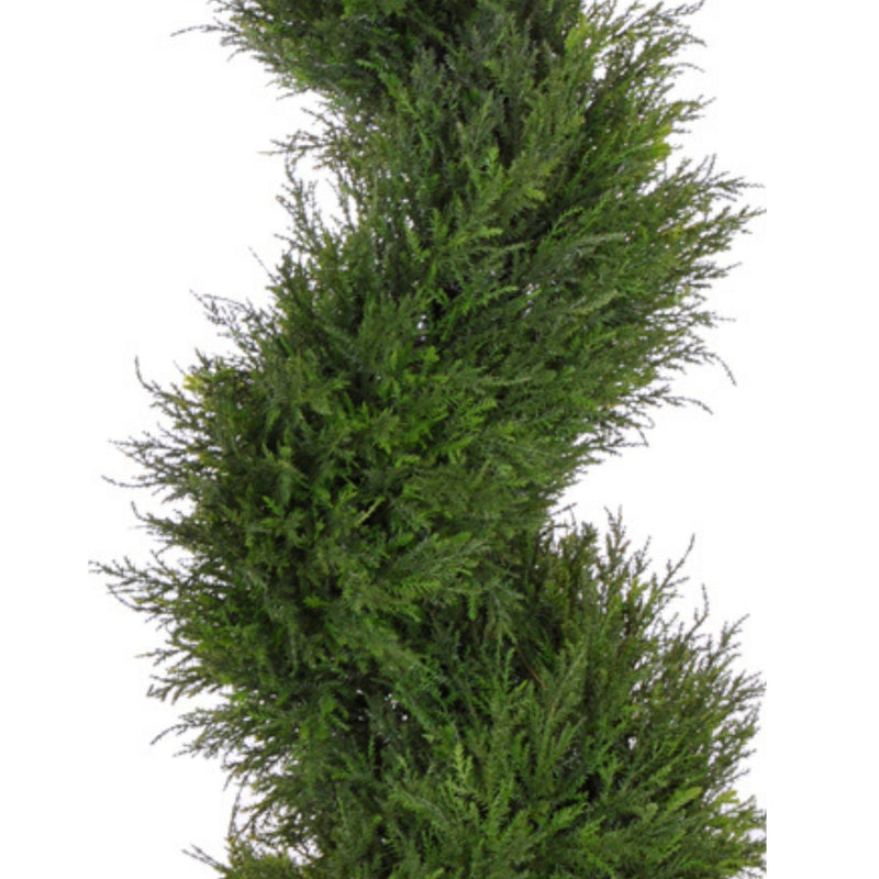 Artificial Juniper Spiral Topiary