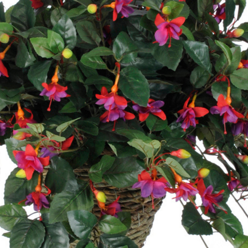 Artificial Fuchsia Hanging Basket