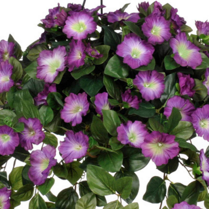 Artificial Petunia Hanging Basket