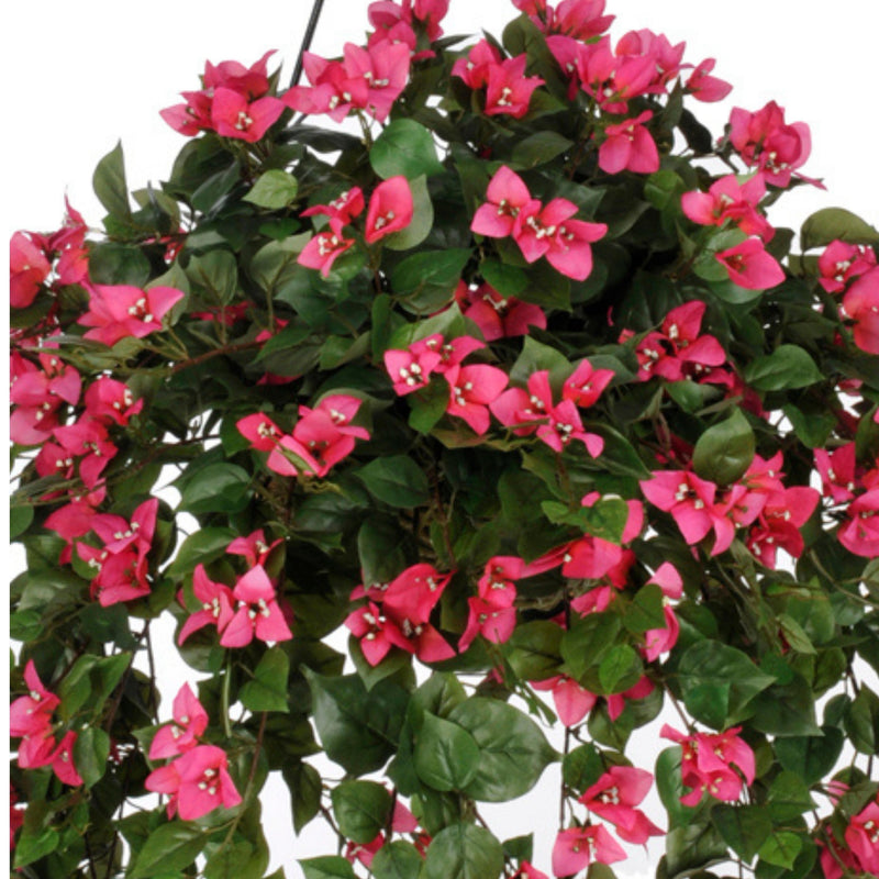 Artificial Mini Bougainvillea Hanging Basket