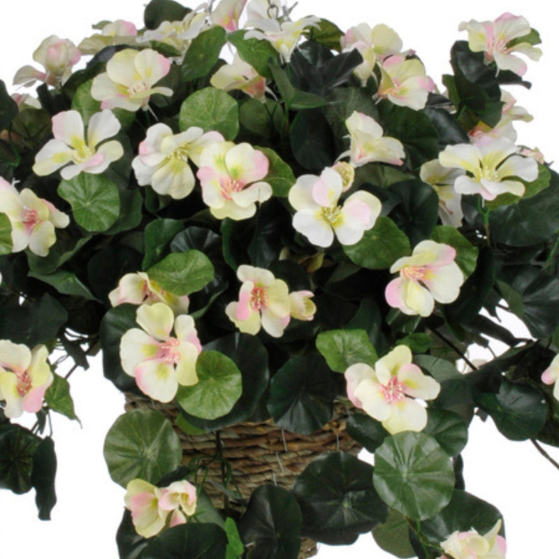 Artificial Nasturtium Hanging Basket