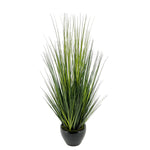 Faux 42" Grass in Fishbowl Ceramic