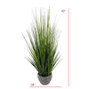 Faux 42" Grass in Fishbowl Ceramic