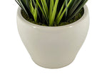 Faux 42" Grass in Fishbowl Ceramic