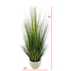 Faux 42" Grass in Fishbowl Ceramic