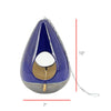 Ceramic 10" Teardrop Birdhouse