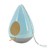 Ceramic 10" Teardrop Birdhouse