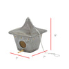 Ceramic 9" Square Pagoda Birdhouse