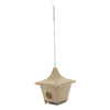 Ceramic 9" Square Pagoda Birdhouse