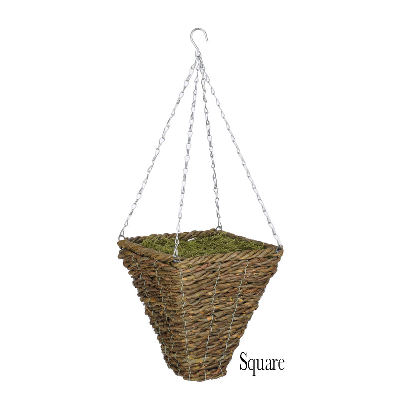 square hanging basket House of Silk Flowers®