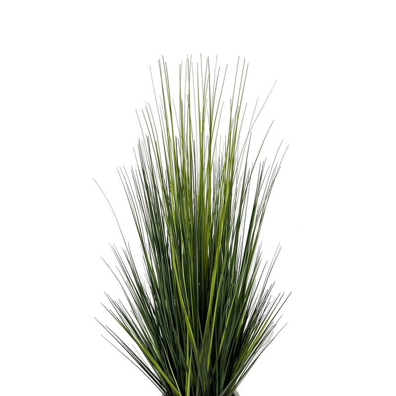 Faux 42" Grass in Fishbowl Ceramic