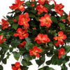 Artificial Hibiscus Hanging Basket