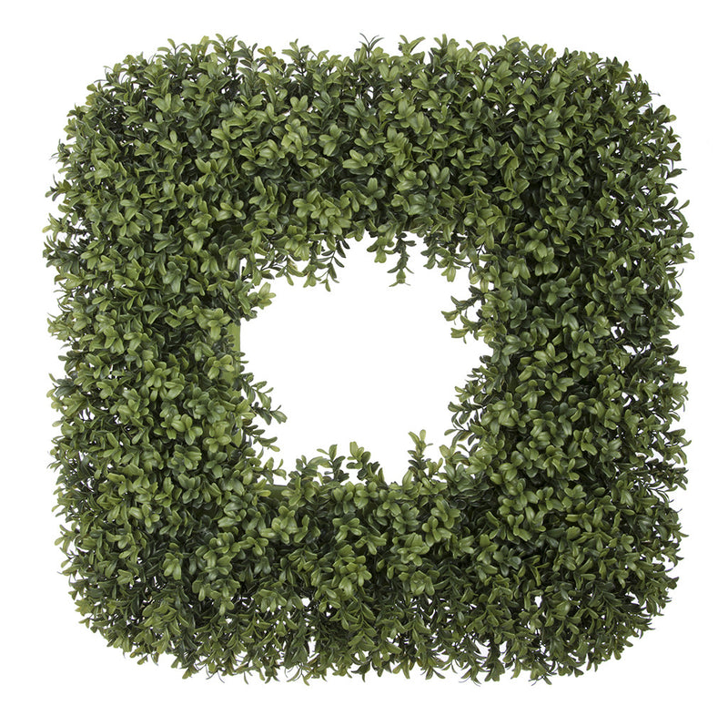 Artificial Boxwood Square Wreath - House of Silk Flowers®
 - 3