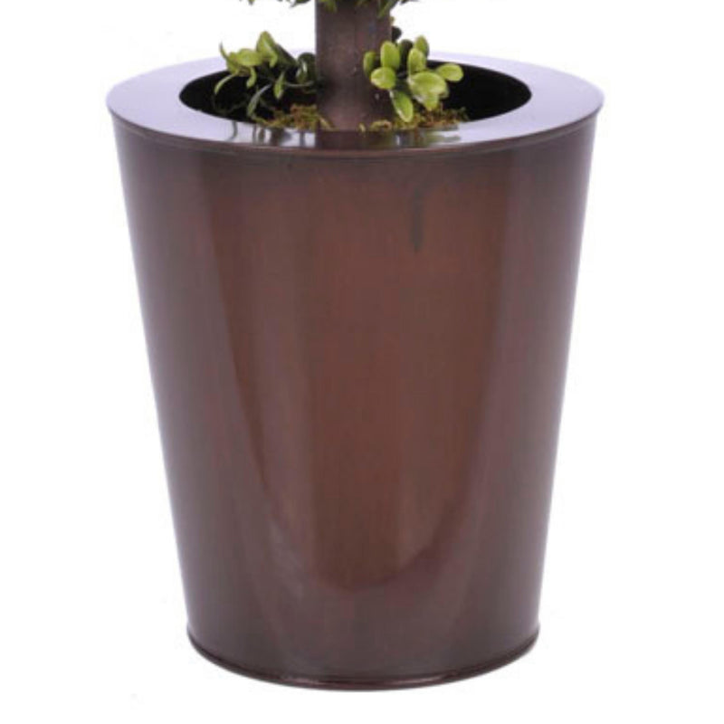 Artificial 2-foot Double Ball Topiary in Pot