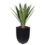 Artificial Tabletop Yucca in Zinc Vase - House of Silk Flowers®
 - 1