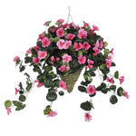 Artificial Nasturtium Hanging Basket - House of Silk Flowers®
 - 5