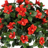 Artificial Hibiscus Hanging Basket