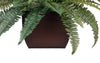 Artificial Fern in Large Zinc