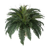 Artificial Fern in Washed Wood Ledge