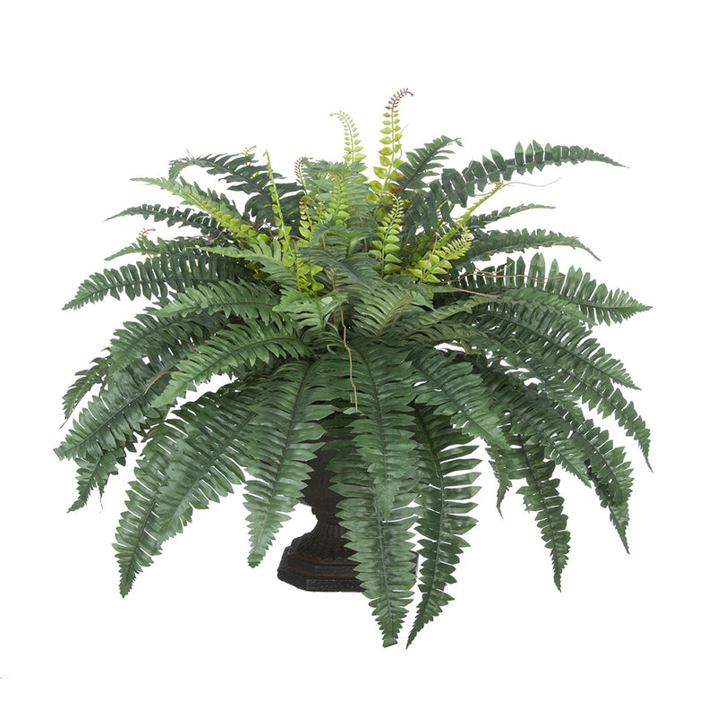 Artificial Fern in Garden Urn House of Silk Flowers®