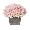 Artificial Hydrangea in Grey-Washed Wood Cube - House of Silk Flowers®
 - 2