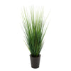 Artificial 44-inch Grass in Round Zinc