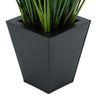 Artificial 44-inch Grass in Square Zinc