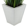 Artificial 44-inch Grass in Square Zinc