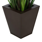 Artificial 44-inch Grass in Square Zinc