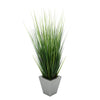 44-inch Grass in Silver Square Zinc