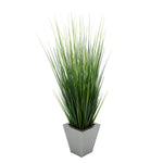 44-inch Grass in Silver Square Zinc