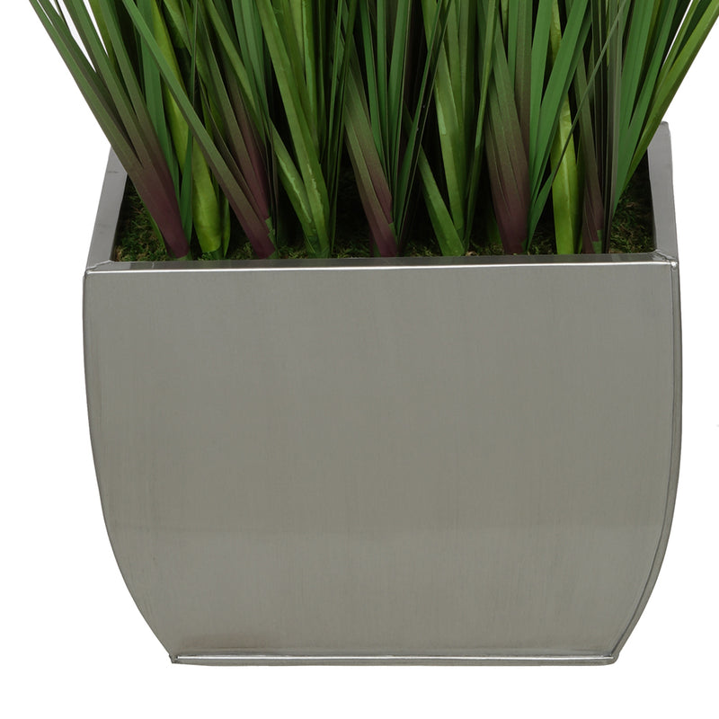 Artificial 44-inch Grass in Large Rectangle Zinc