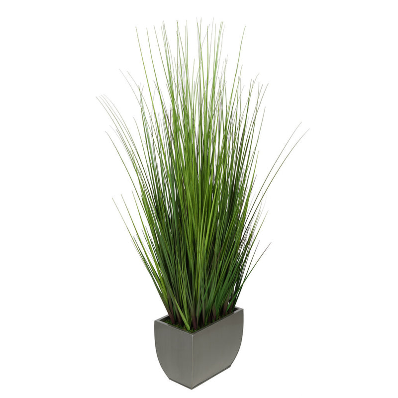 44-inch Grass in Large Rectangle Zinc House of Silk Flowers®