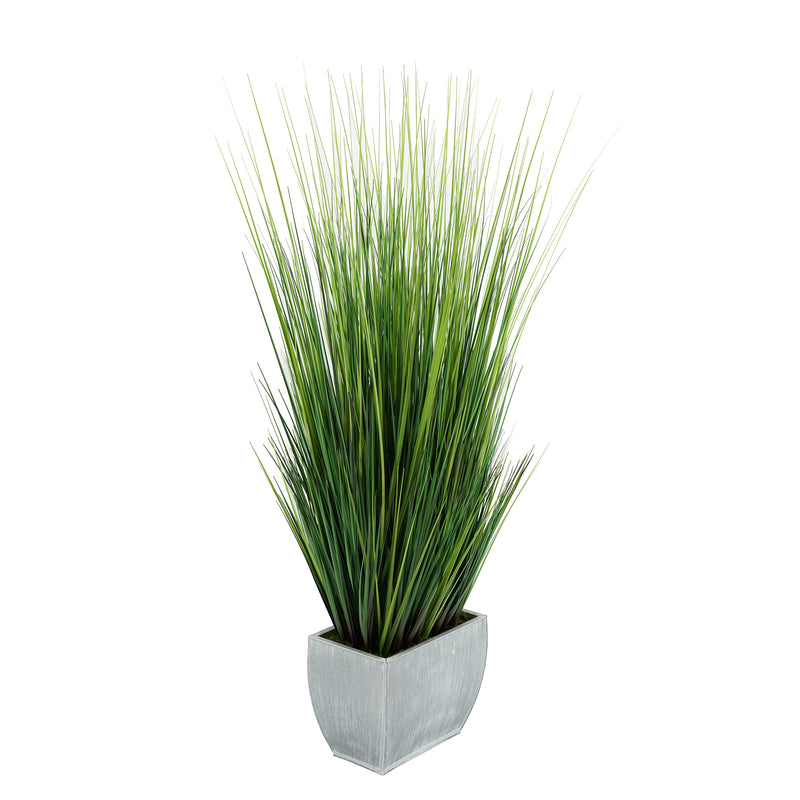 44-inch Grass in Large Rectangle Zinc House of Silk Flowers®