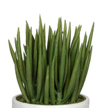 Artificial Sea Aloe in Sanded White/Bronze/Grey Ceramic