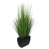 27-inch Grass in Small Black Rectangle Zinc House of Silk Flowers®