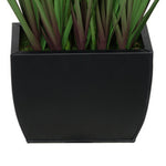 Artificial 27-inch Grass in Small Rectangle Zinc