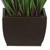 Artificial 27-inch Grass in Small Rectangle Zinc