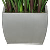 Artificial 27-inch Grass in Small Rectangle Zinc